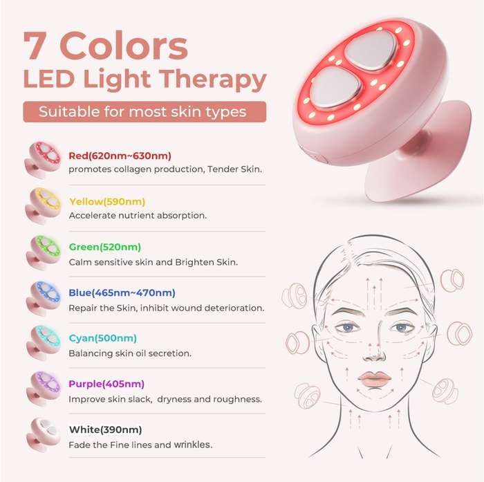 7 Colour Light Therapy Anti-Aging Skin Care Device