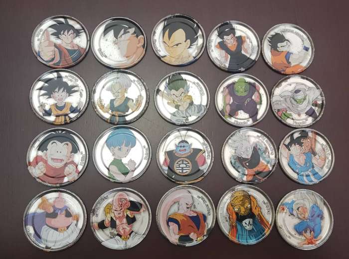 Dragon Ball Z metal tazos Nearly complete collection