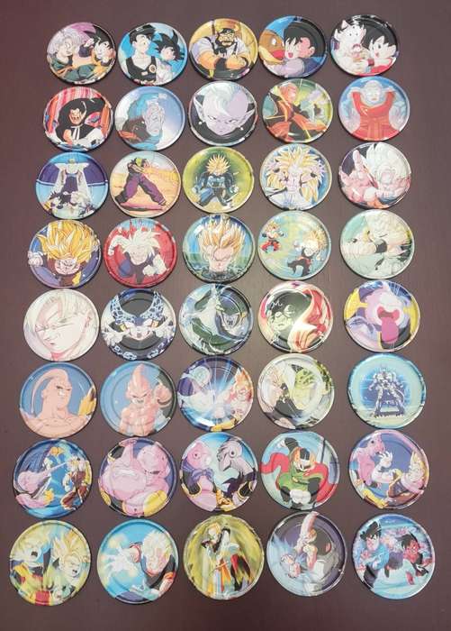 Dragon Ball Z metal tazos Nearly complete collection