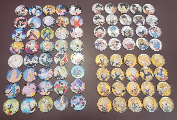 Dragon Ball Z metal tazos Nearly complete collection