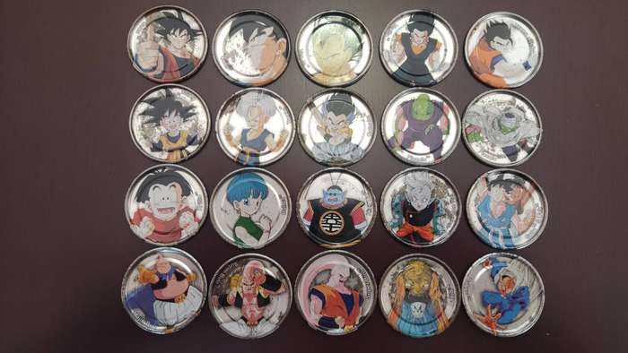 Dragon Ball Z tazos Complete silver and gold collection
