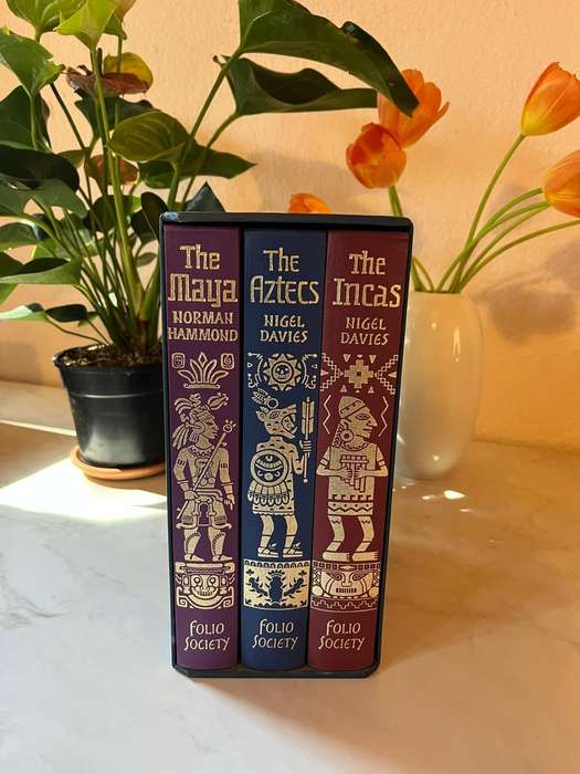 Empires of Early Latin America  In 3 Volumes: The Maya, The Incas, The Aztecs  Hardcover - Folio S