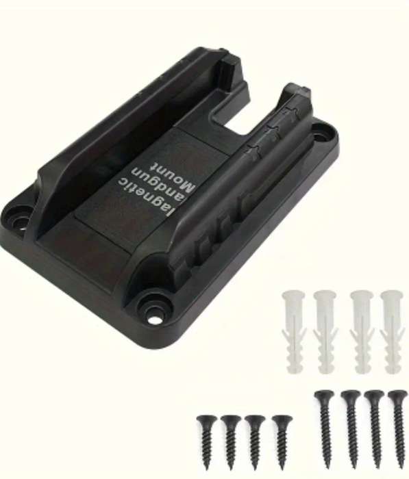 Magnetic quick draw handgun mount for car or truck
