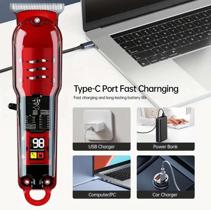 Professional Hair Clipper - rechargeable