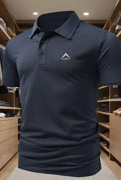 K Way print summer golf shirt