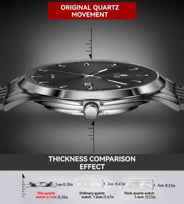 Exclusive lifetime Stainless Steel watch
