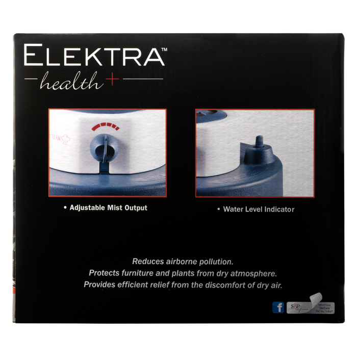 Elektra Health Warm Steam Humidifier - 3L