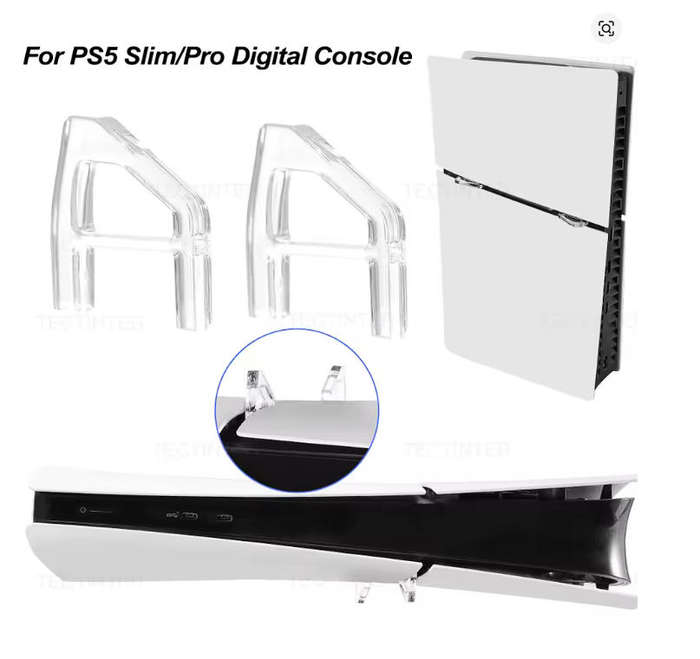 PS5 Slim & PS5 Pro Horizontal Stands Compatible with Slim and Pro digital consoles