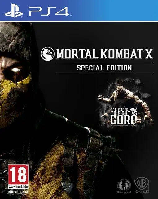 Mortal Kombat X  Special Edition (PS4) Steelbook Case