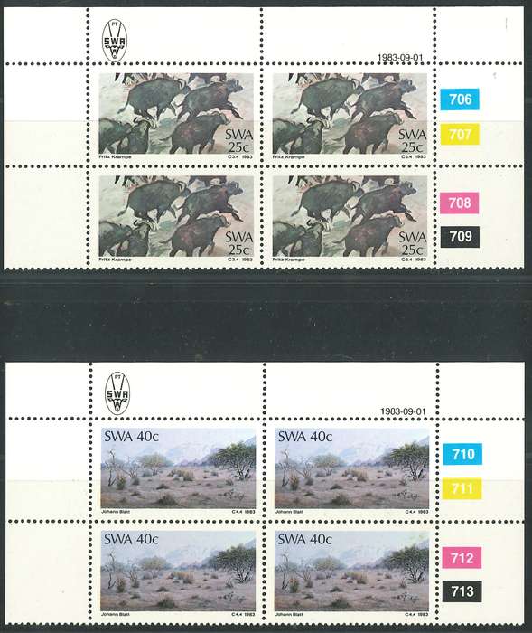 SWA 1983: SWA Painters UMM CB's: SACC 424-427