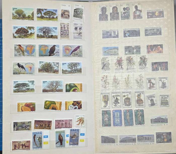 Stock Book: 8/14 with Homelands/ Swazi/Basotho/SWA Used/Mint: Nice Starter