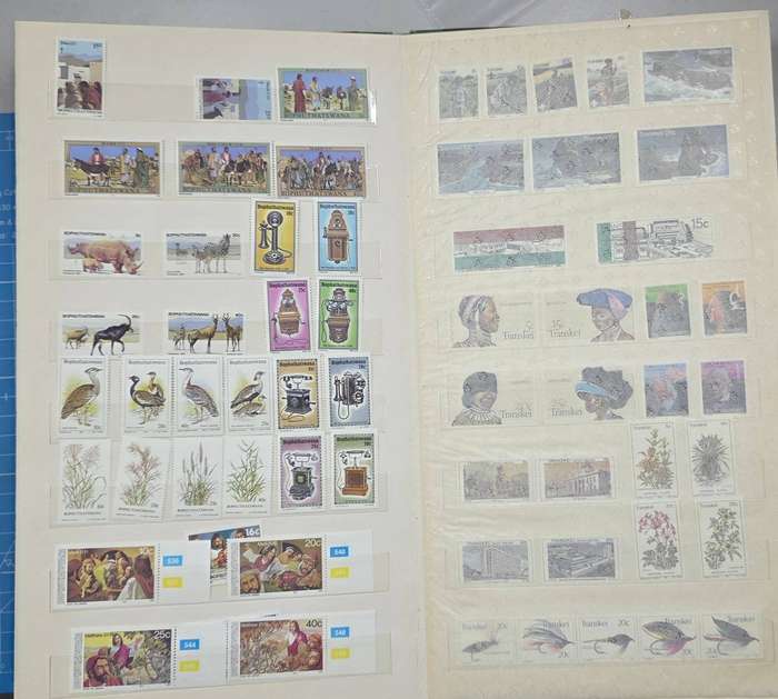 Stock Book: 8/14 with Homelands/ Swazi/Basotho/SWA Used/Mint: Nice Starter