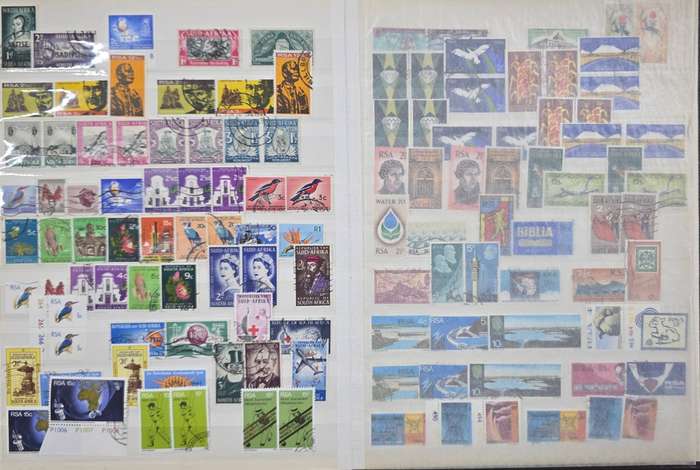 Lighthouse Stock Book: 8/16 with Britain/ Union SA/RSA - Used/CTO/UMM: Finds Possible!
