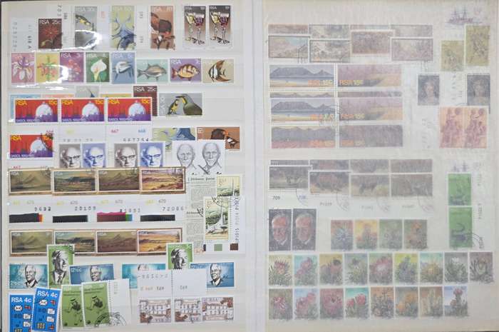 Lighthouse Stock Book: 8/16 with Britain/ Union SA/RSA - Used/CTO/UMM: Finds Possible!