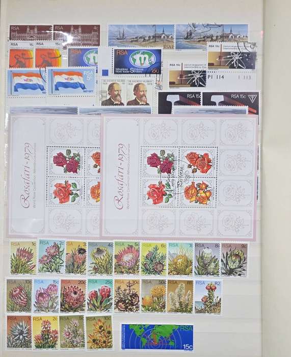 Lighthouse Stock Book: 8/16 with Britain/ Union SA/RSA - Used/CTO/UMM: Finds Possible!