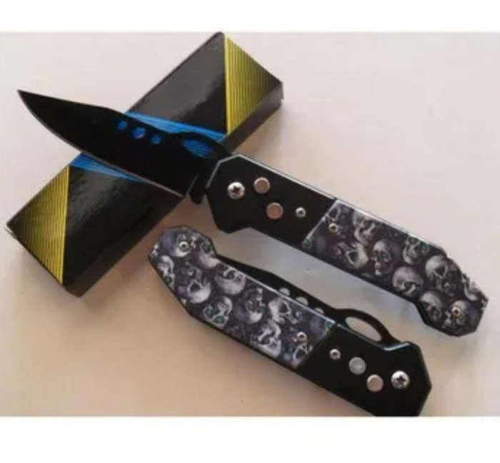 Skeleton Pocket Knife