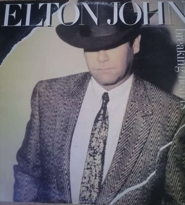 ELTON JOHN (BREAKING HEARTS) - VINYL IN EXCELLENT COND. - SEE BELOW FOR INFO