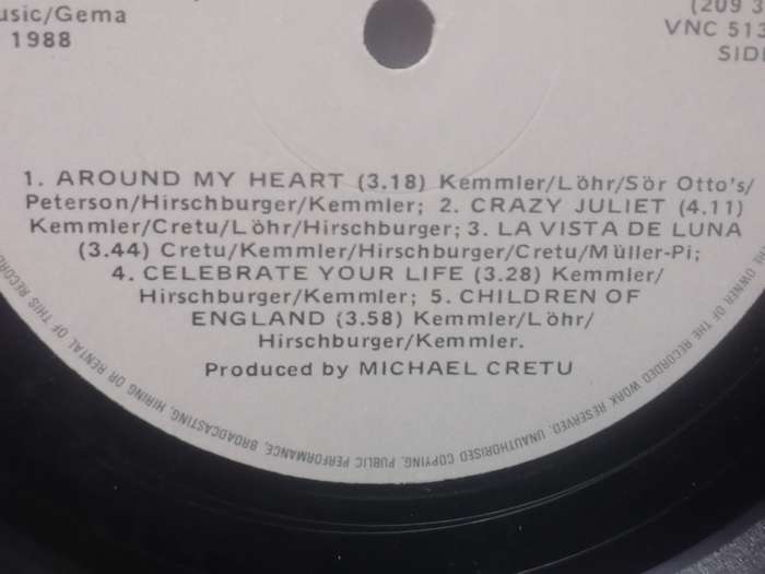 SANDRA (INTO A SECRET LAND) - VINYL IN VERY GOOD COND. - SEE BELOW FOR INFO.