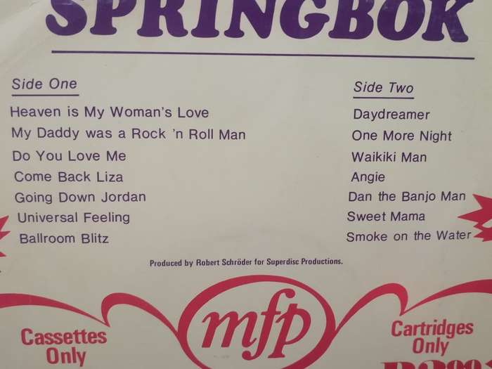 The best of Springbok Hit Parade 13,  vinyl in very good condition.