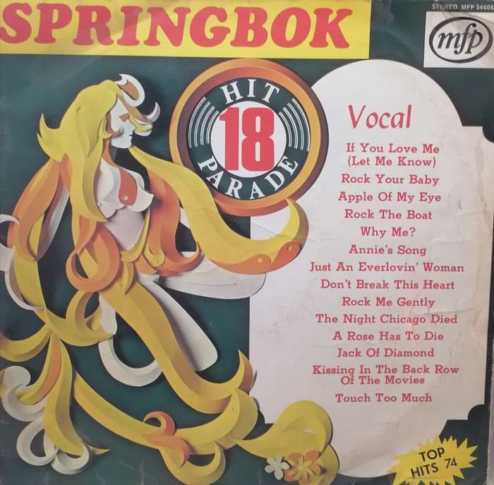 The best of Springbok Hit Parade 18,  vinyl in very good condition.