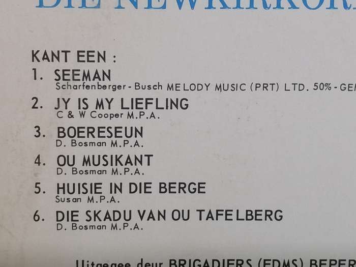 Ge Korsten, Seeman, Vinyl in excellent condition .