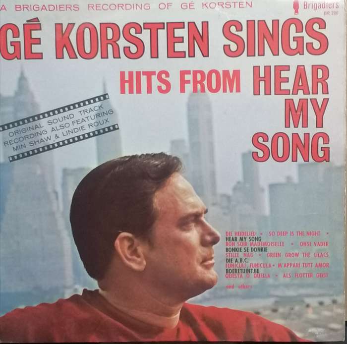 Ge Korsten, sings Hear my Song, Vinyl in excellent condition .