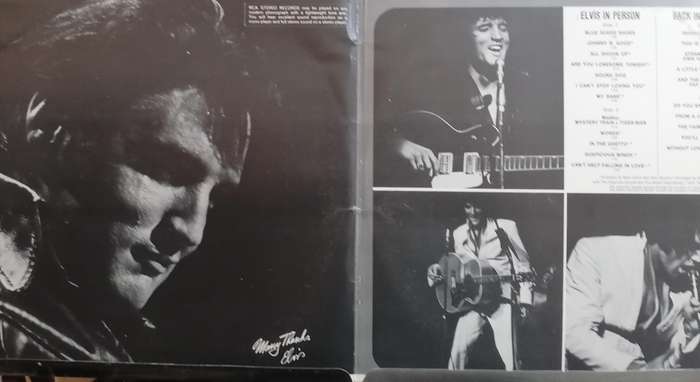 Elvis Plesley from Memphis to Vegas in person, Double album ,vinyl's very good.