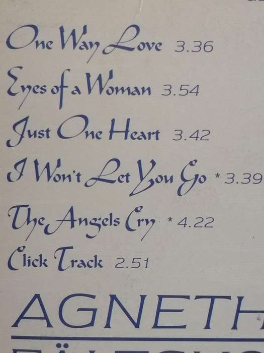 Agnetha Faltskog, vinyl excellent.