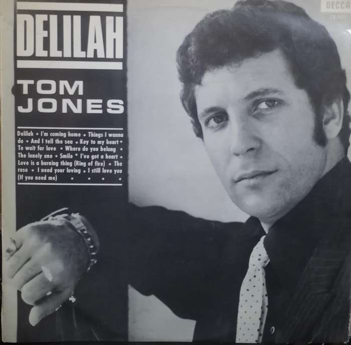 Tom Jones, Delilah, vinyl excellent.