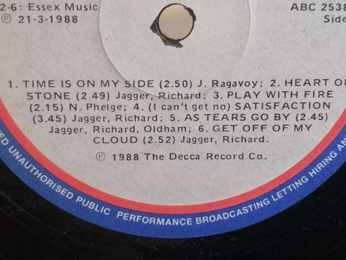 The Rolling Stones, Greatest Hits 1964-1971, double album, vinyl's very good.