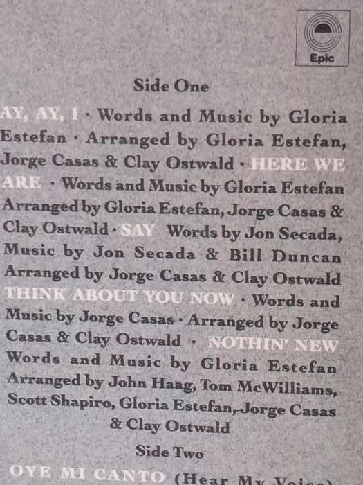 Gloria Estefan, Cut both ways, vinyl very good.
