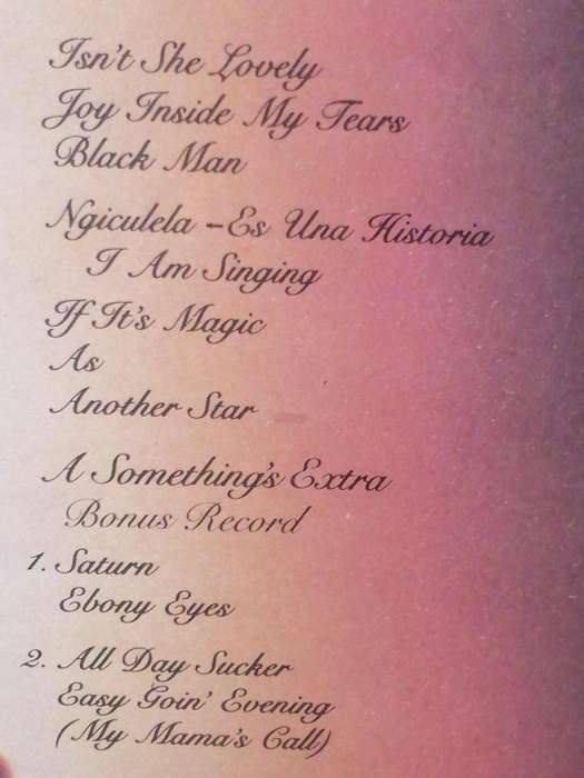 Stevie Wonder, Songs in the Key of Life, double album, vinyl's good+.