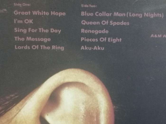 Styx, Pieces of Eight, vinyl excellent .