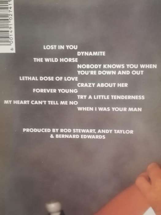 Rod Stewart, Out of Order, vinyl very good+.