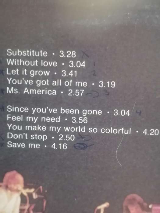 Clout, incl. Substitute & Save me, vinyl very good.