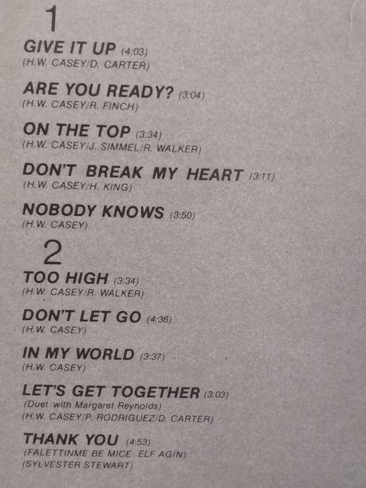 KC, KC Ten, vinyl very good+ .
