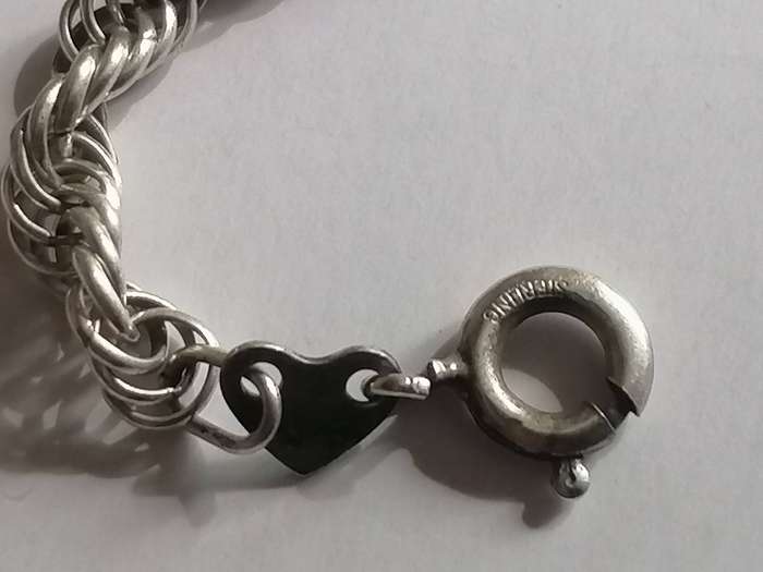Stunning long 925. silver rope necklace, 4mm wide & 70cm long.
