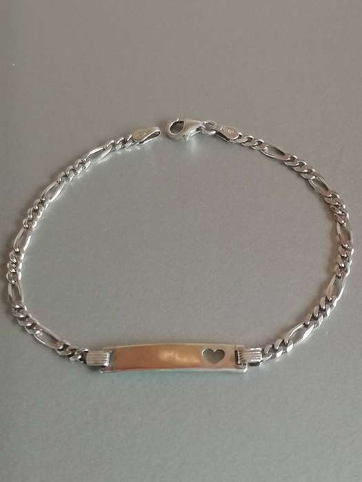 Beautiful 925. silver I.D. Bracelet, 19cm long