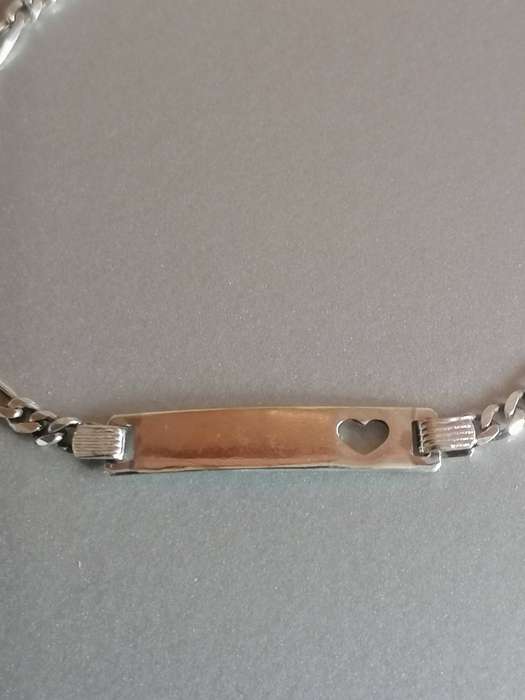 Beautiful 925. silver I.D. Bracelet, 19cm long
