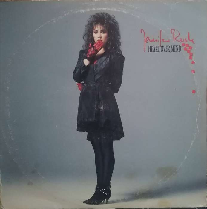 Jennifer Rush, Heart over Mind, vinyl very good.