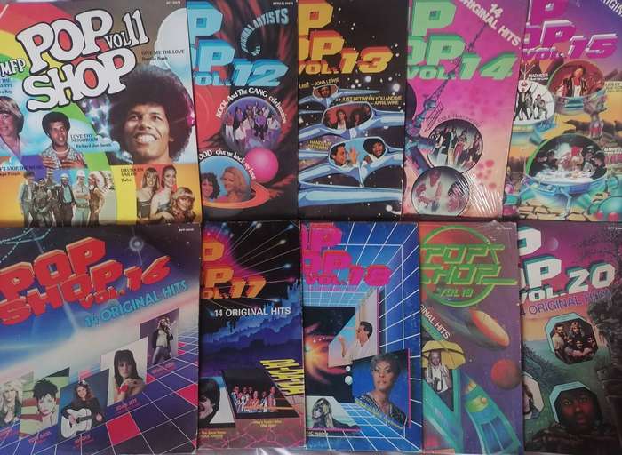 Pop Shop collection Vol.11 to Vol.20, vinyl's excellent to very good.
