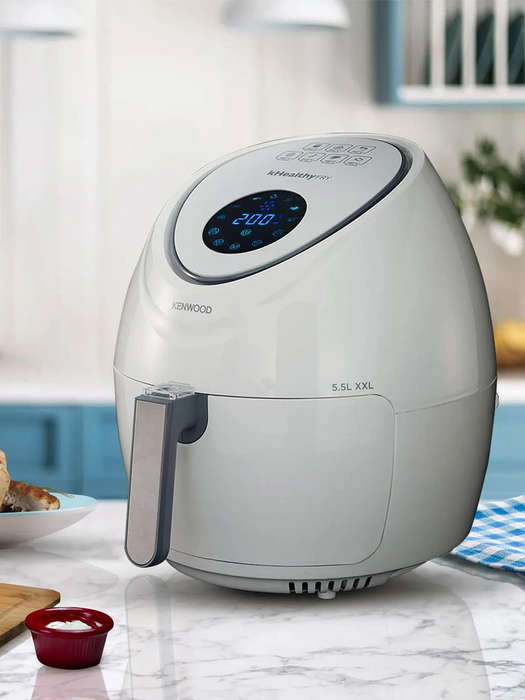 Kenwood - 5,5L Healthy Fry XXL Digital Air Fryer Grey