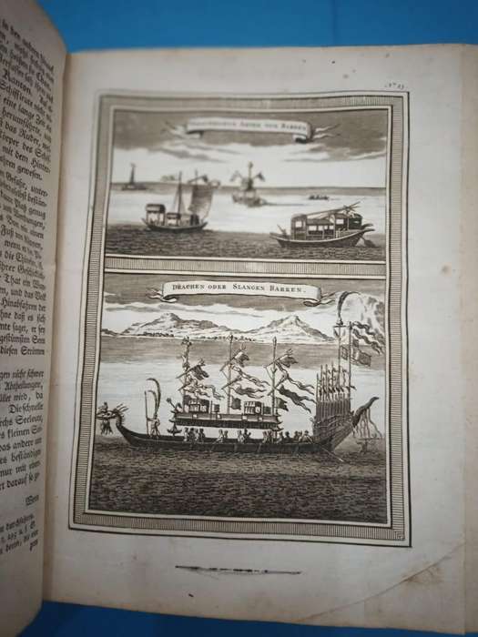 Europes knowledge of China and Korea 275 years ago. Copperplate engravings.