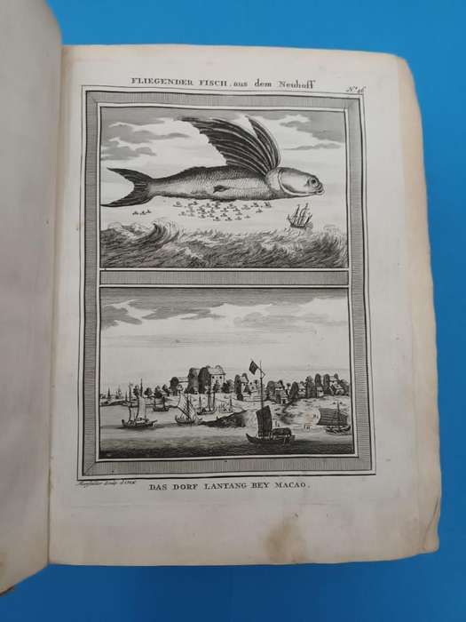 Europes knowledge of China and Korea 275 years ago. Copperplate engravings.