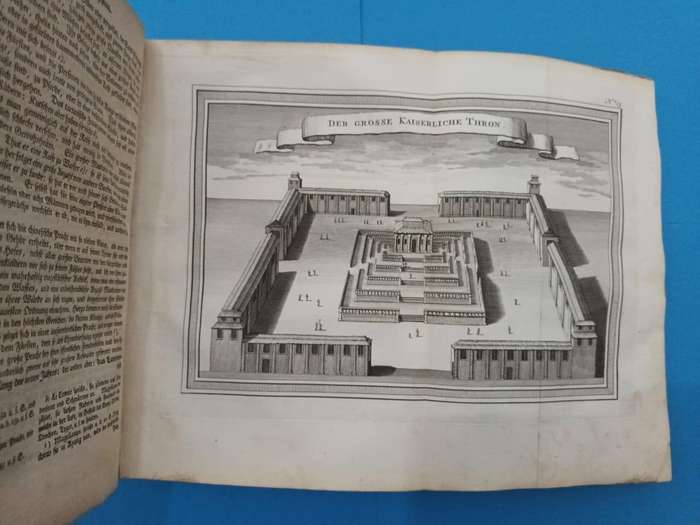 Europes knowledge of China and Korea 275 years ago. Copperplate engravings.