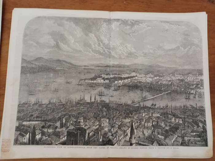 Crimean War: Original leaves from Illustrated London News 1850s, many wood engravings