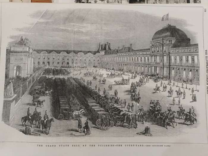 Illustrated London News, European (mostly French) scenes, 1850s, wood-engravings