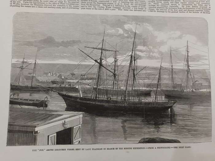 Search for John Franklin. Arctic Exploration North-West Passage. Illustrated London News 1850s