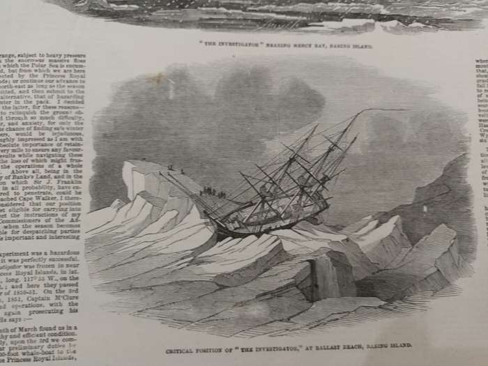 Search for John Franklin. Arctic Exploration North-West Passage. Illustrated London News 1850s