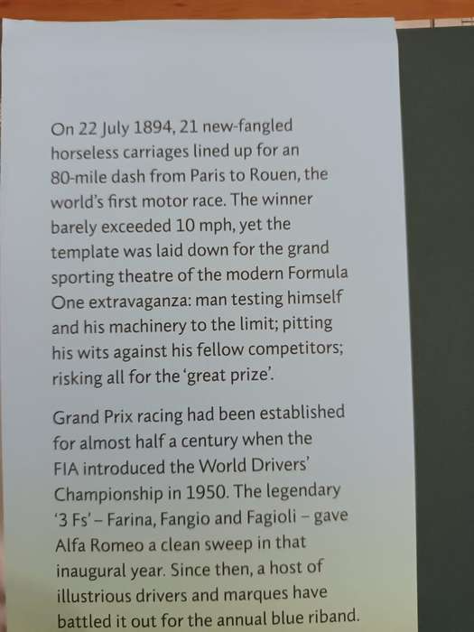 The Complete Story: Formula One (Photographs: Daily Mail)